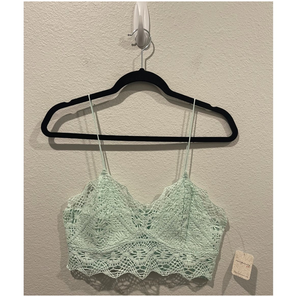 FREE PEOPLE Mariana Clear Blue Bralette - Picture 3 of 6